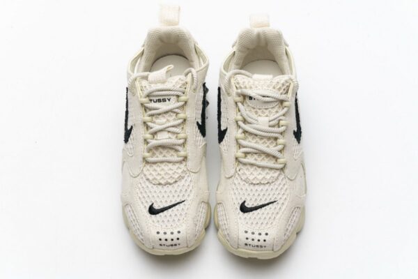 CQ5486-200 Stussy X Nike Air Zoom Spiridon Caged 2 Fossil - Image 6