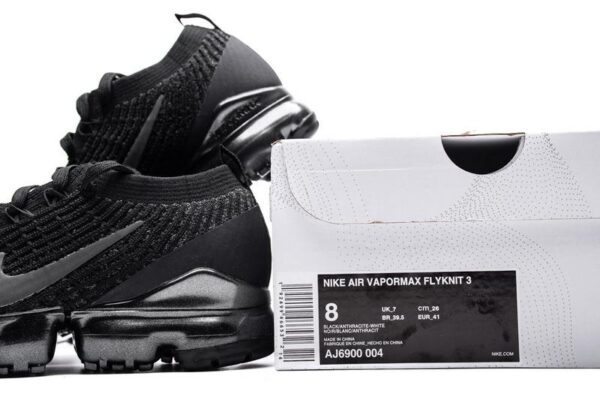 Nike Air Vapormax Flyknit 3 All Black AJ6900-004 - Image 7
