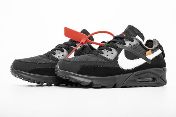 Off-White x Nike Air Max 90 “All Black” AA7293-001 - Image 4