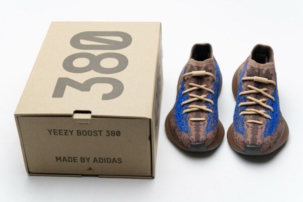 FZ4986 adidas Yeezy Boost 380 Azure - Image 3