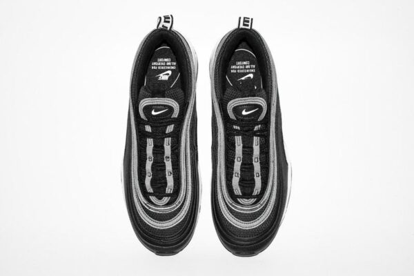Nike Air Max 97 Swoosh Air Logos “Black White” AR7621-001 - Image 7
