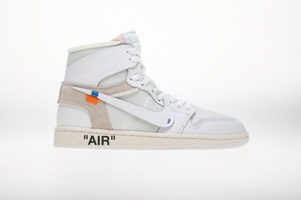 OFF WHITE X Air Jordan 1 AQ0818-100 White - Image 8