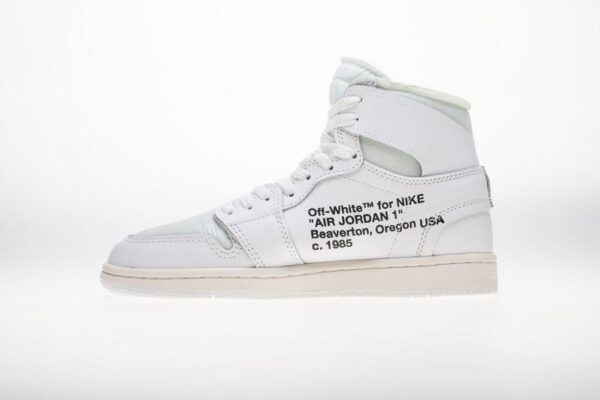 OFF WHITE X Air Jordan 1 AQ0818-100 White - Image 2