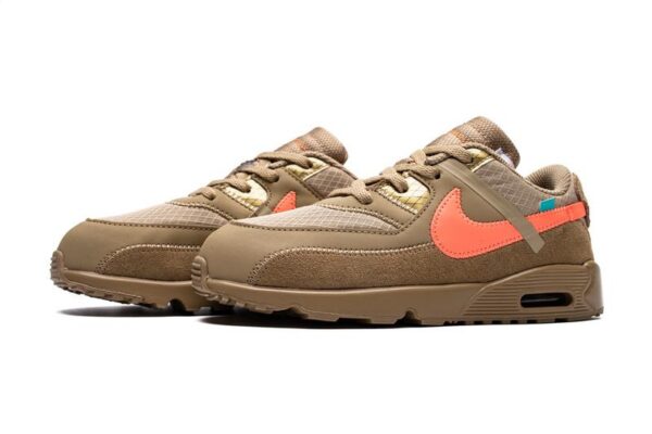 OFF-WHITE x Nike Air Max 90 BT“Desert Ore”BV0852-200 - Image 6