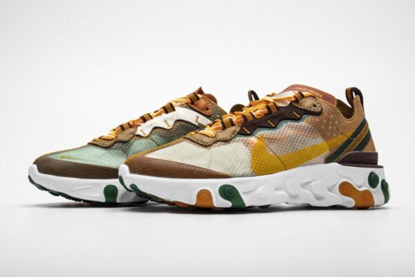 Nike React Element 87 Orange Peel CJ6897-113 - Image 2