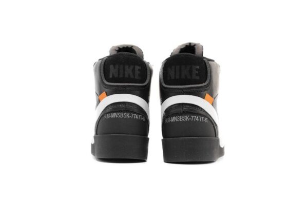 OFF WHITE X Nike Blazer Mid AA3832-001 Black - Image 4