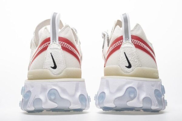 Nike React Element 87 “White Red” AQ1090-100 - Image 5