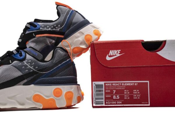 Nike React Element 87Undercover“Total Orange” AQ1090-004 - Image 2