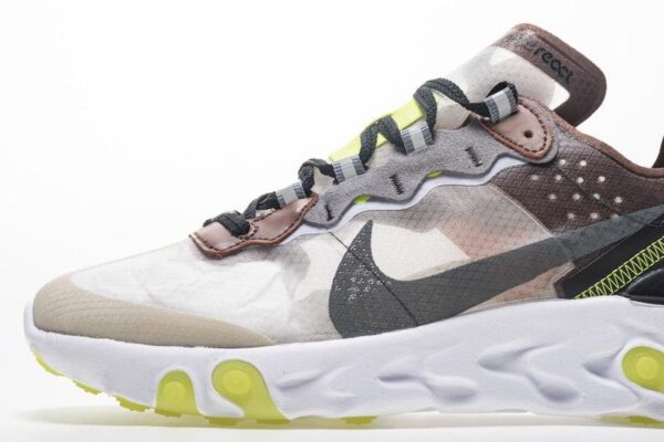 Nike React Element 87 “Brown green” AQ1090-002 - Image 5