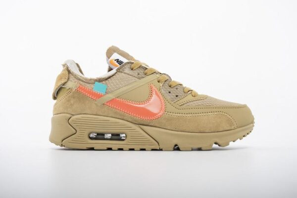 OFF-WHITE x Nike Air Max 90 “Desert Ore” Release Date AA7293-200 - Image 5