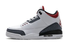 CZ6431-100 Air Jordan 3 Retro Fire Red Denim