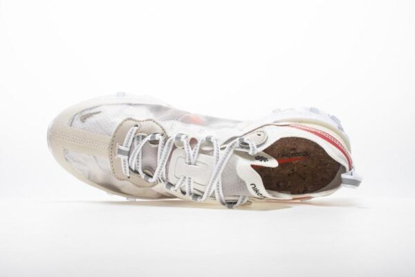 Nike React Element 87 “White Red” AQ1090-100 - Image 3