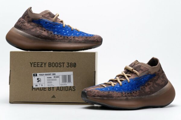 FZ4986 adidas Yeezy Boost 380 Azure - Image 2